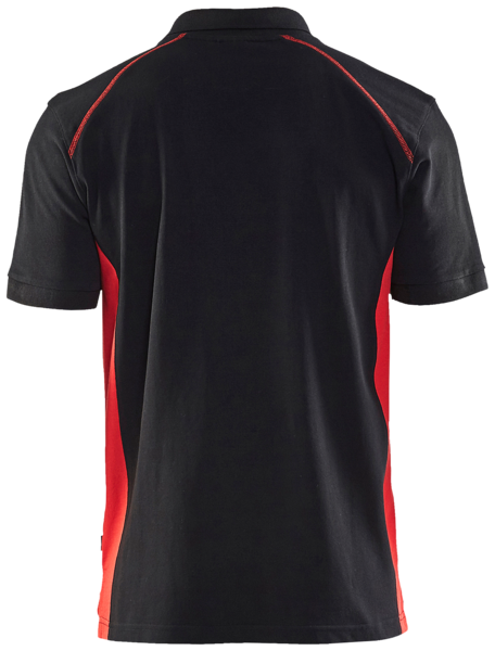 Pikeepaita Blåkläder 332410509956 musta/punainen