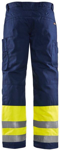 Talvihousut Blåkläder Hi-Vis 186218113389 keltainen-mariininsininen