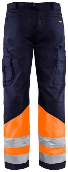 Housut Blåkläder Hi-Vis 156418118953 oranssi-tummansininen