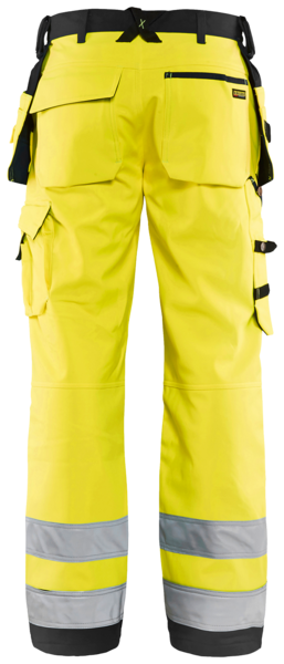 Riipputaskuhousut Blåkläder Hi-Vis 156725173399 Softshell keltainen