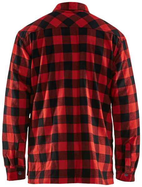 Flanellipaita Blåkläder vuorattu 322511315699 punainen/musta