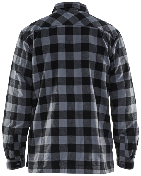 Flanellipaita Blåkläder vuorattu 322511319799 tummanharmaa/musta