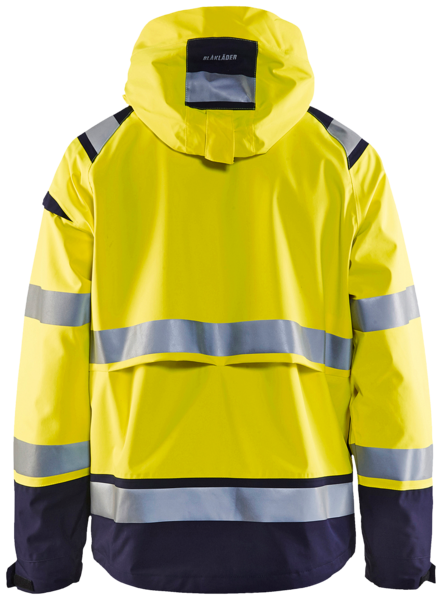Kuoritakki Blåkläder Hi-Vis 498719873389 keltainen-mariininsininen