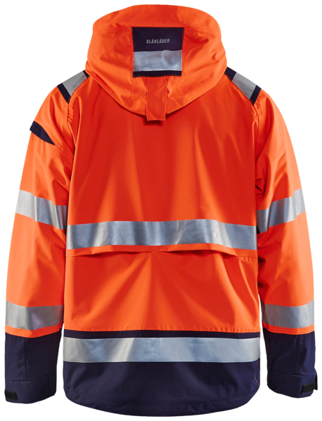 Kuoritakki Blåkläder Hi-Vis 498719875389 oranssi-mariininsininen