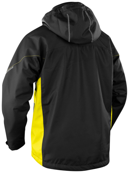 Talvitakki Blåkläder kevyesti topattu 489019779933 musta/keltainen