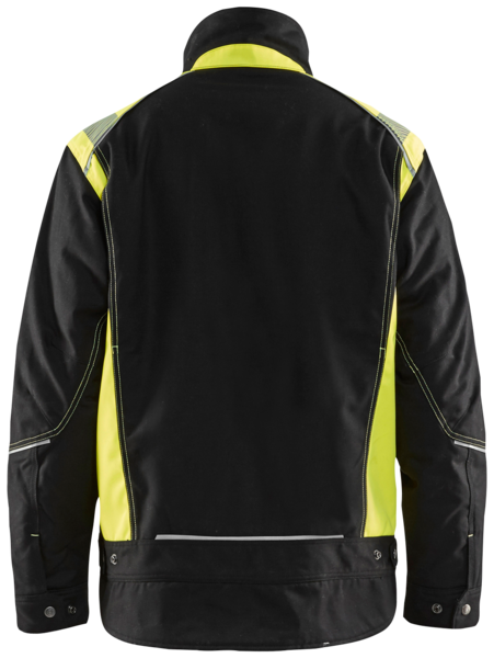 Talvitakki Blåkläder 491513709933 musta/keltainen