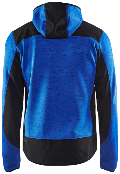 Softshell-takki Blåkläder neulottu 493021178599 keskisininen-musta