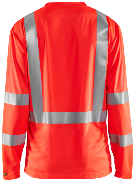 T-paita Blåkläder pitkähihainen Hi-Vis 338310115500 punainen