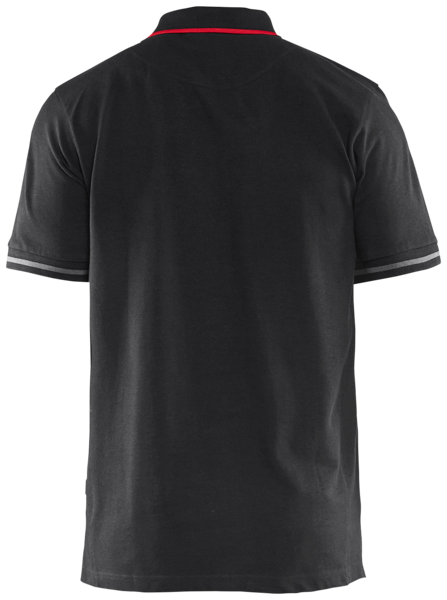 Pikeepaita Blåkläder 338910509956 musta/punainen