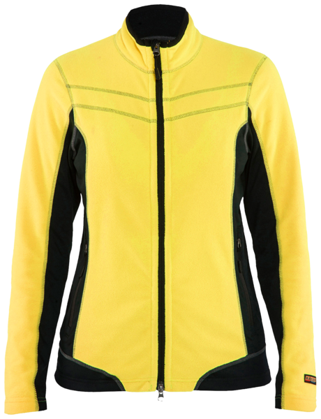 Naisten Fleece Blåkläder 492410103399 Keltainen/Musta