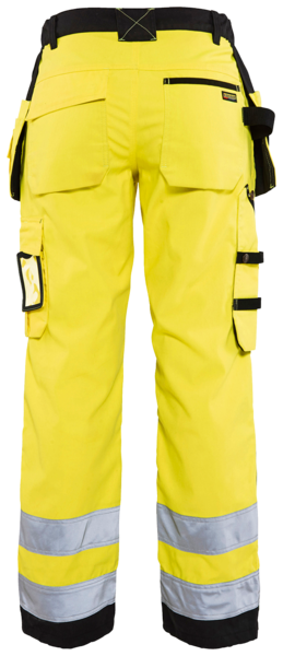 Housut Blåkläder naisten 715618113399 keltainen/musta