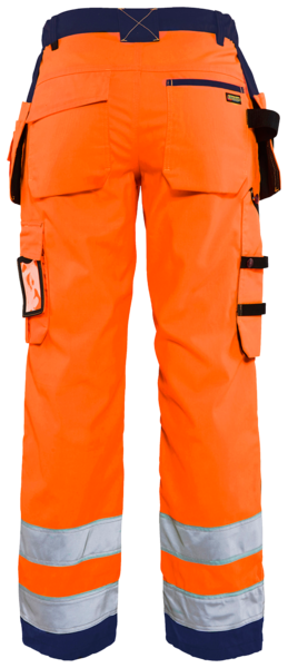 Housut Blåkläder naisten 715618115389 oranssi/sininen