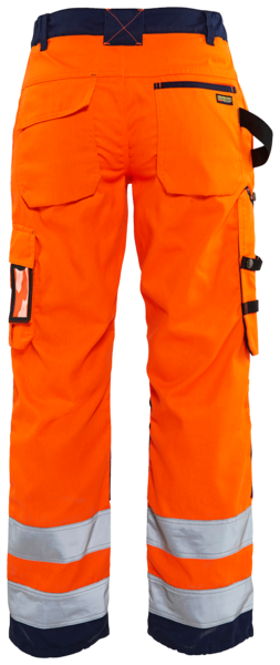 Naisten Housut Blåkläder 715518115389 Oranssi/Sininen