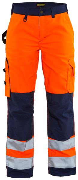 Naisten Housut Blåkläder 715518115389 Oranssi/Sininen