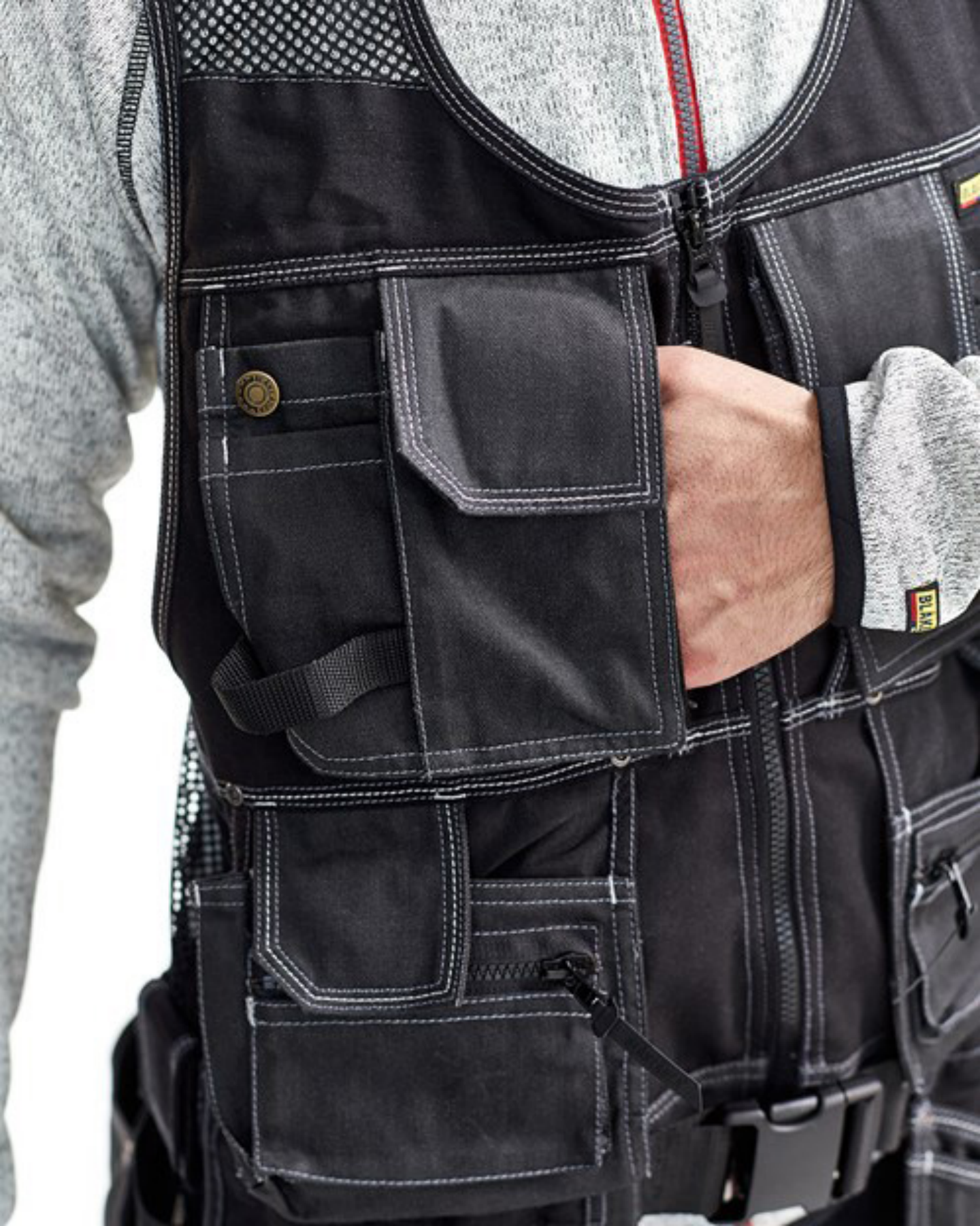 Riipputaskuliivi Blåkläder 311913109900 musta