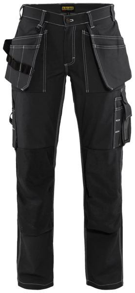 Naisten Housut Blåkläder 154513709900 Musta