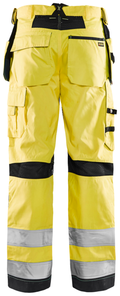 Riipputaskuhousut Blåkläder 156518113399 huomiokeltainen/musta