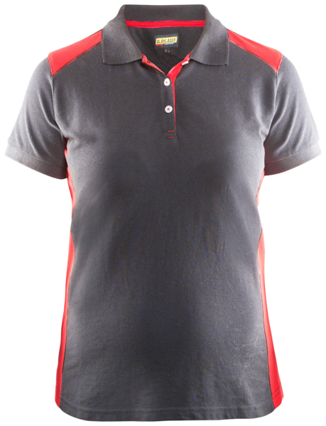 Pikepaita Blåkläder 339010509456 Harmaa/Punainen