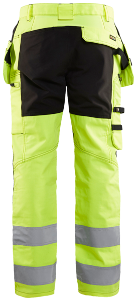 Riipputaskuhousut Blåkläder 155218113399 huomiokeltainen/musta