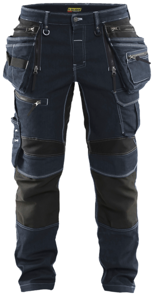 Riipputaskuhousut Blåkläder 199011418999 sininen/musta