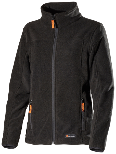 FLEECEJACKA 687P-W L.BRADOR SVART XS