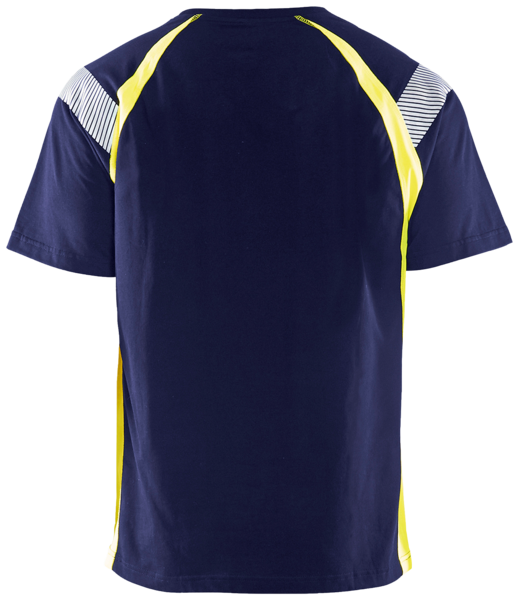 T-paita Blåkläder 333210308833 tummansininen/keltainen