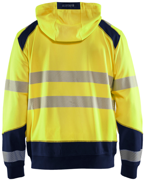 Huppari Blåkläder 354625283389 huomio keltainen/sininen