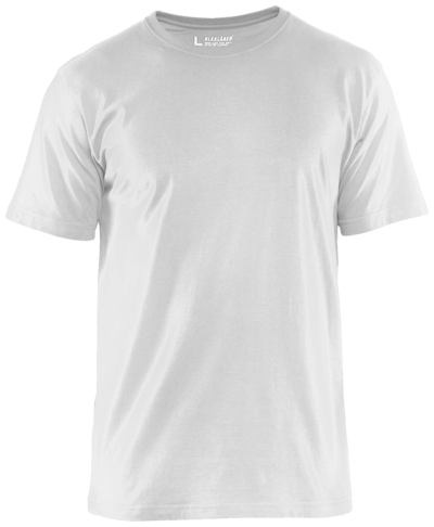 T-SHIRT BLÅKLÄDER 3525 1042 VIT 5XL