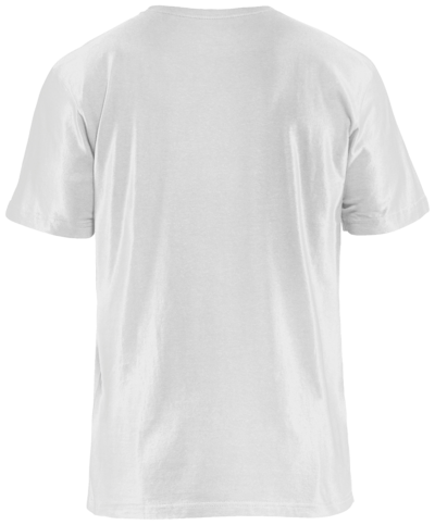 T-SHIRT BLÅKLÄDER 3525 1042 VIT 5XL