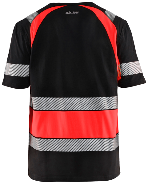 T-paita Blåkläder 342110309955 musta/punainen