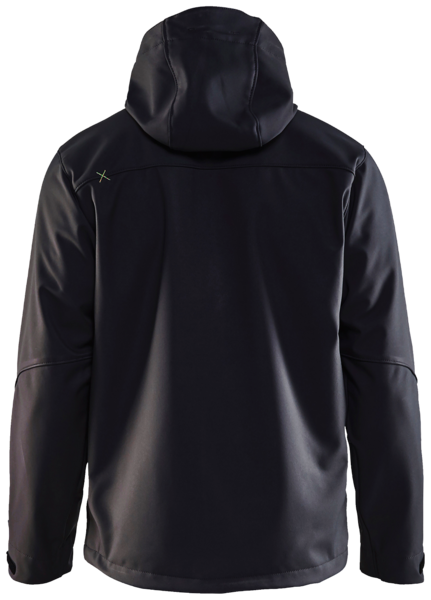 Softshelltakki Blåkläder 494925179933 musta/keltainen