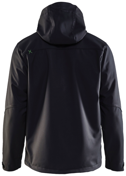 Softshelltakki Blåkläder 494925179942 musta/vihreä