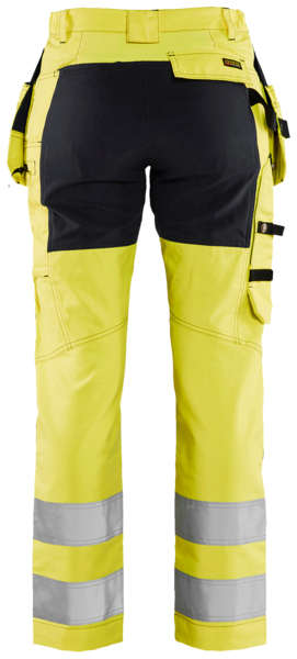 Naisten housut Blåkläder 716318113399 keltainen/musta