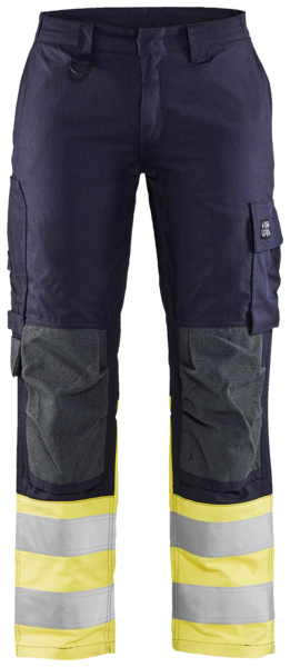 Naisten housut Blåkläder 718815128933 sininen/keltainen