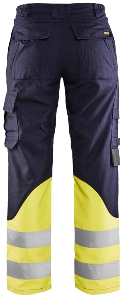 Naisten housut Blåkläder 718815128933 sininen/keltainen