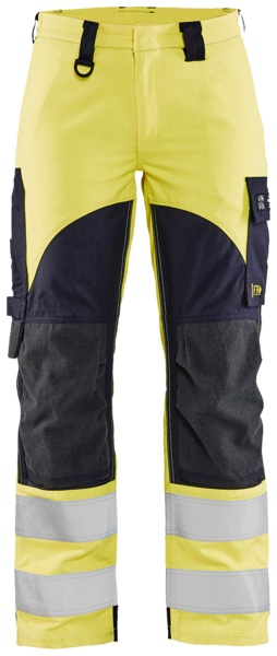 Naisten housut Blåkläder 718915123389 keltainen/sininen