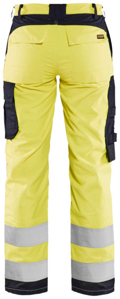 Naisten housut Blåkläder 718915123389 keltainen/sininen