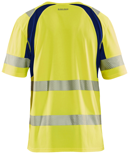 Huomio t-paita Blåkläder 339710133389 UV-suojattu keltainen/sininen