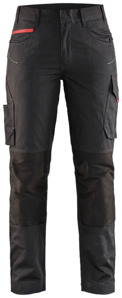 Housut Blåkläder 719513309956 musta/punainen