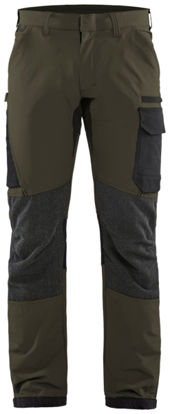 Housut Blåkläder 142216454599 vihreä/musta