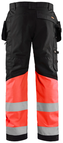 Riipputaskuhousut Blåkläder 155818119955 musta/huomiopunainen