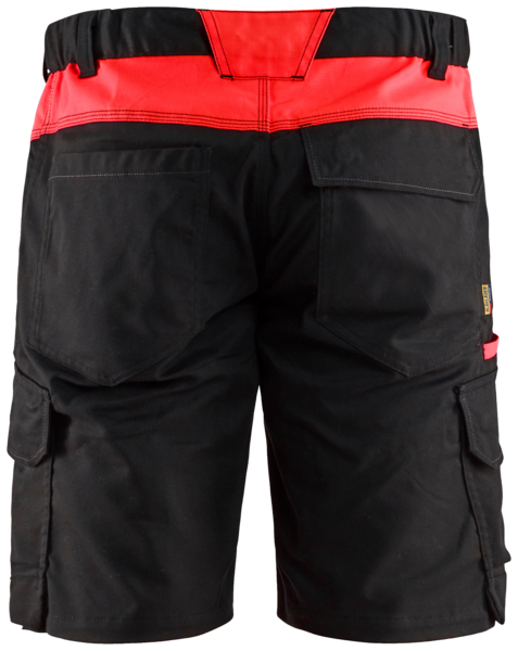 Shortsit Blåkläder 144618329956 musta/punainen