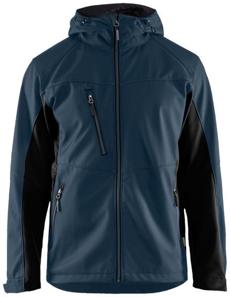 Softshelltakki Blåkläder 475325168699 sininen/musta