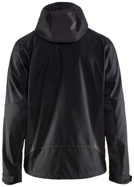 Softshelltakki Blåkläder 475325169933 musta/keltainen