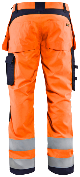 Riipputaskuhousut Blåkläder 158915135389 oranssi/sininen