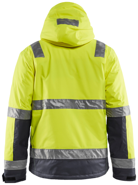 Talvitakki Blåkläder 487019873396 keltainen-harmaa