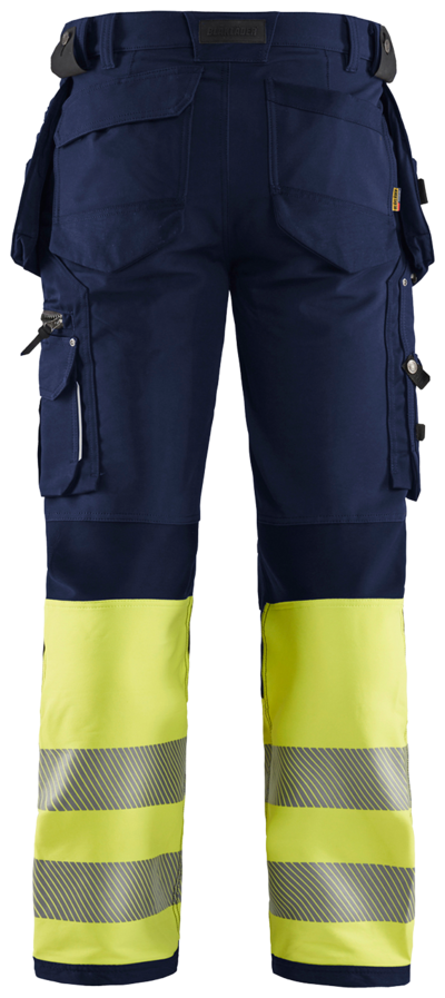 Riipputaskuhousut Blåkläder 199316428933 sininen/keltainen