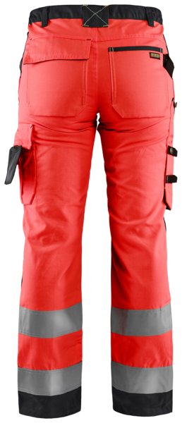 Naisten housut Blåkläder 715518115599 punainen/musta