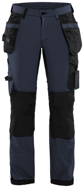 Riipputaskuhousut Blåkläder 719216458699 sininen/musta