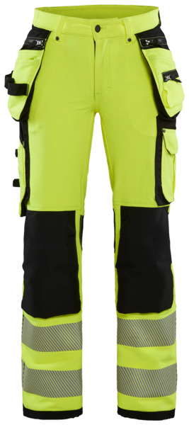 Naisten housut Blåkläder 719716423399 keltainen/musta